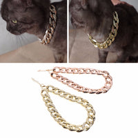 Gold Chain Pet Safety Collar